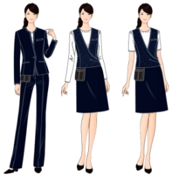 クリナップは女性アドバイザーの制服を5月から一新