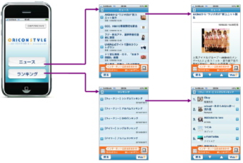 「ORICON STYLE」サイトのiPhone向け無料アプリを提供開始