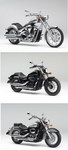 ホンダが大型2輪の代表的なクルーザーモデル3車種を新発売