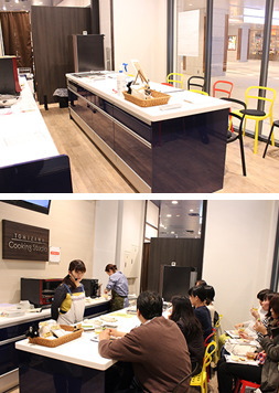 クリナップ:『クリンレディ』使った「クッキングスタジオ」(コレド室町3)にお目見え