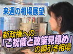 新政権への『ご祝儀』と『政策見極め』の綱引き相場